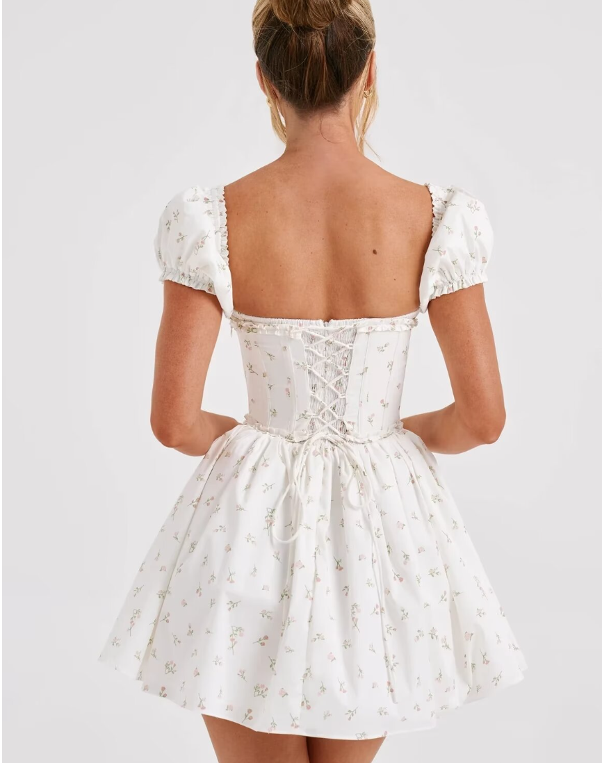 Penélope Floral Bustier Dress Image 2