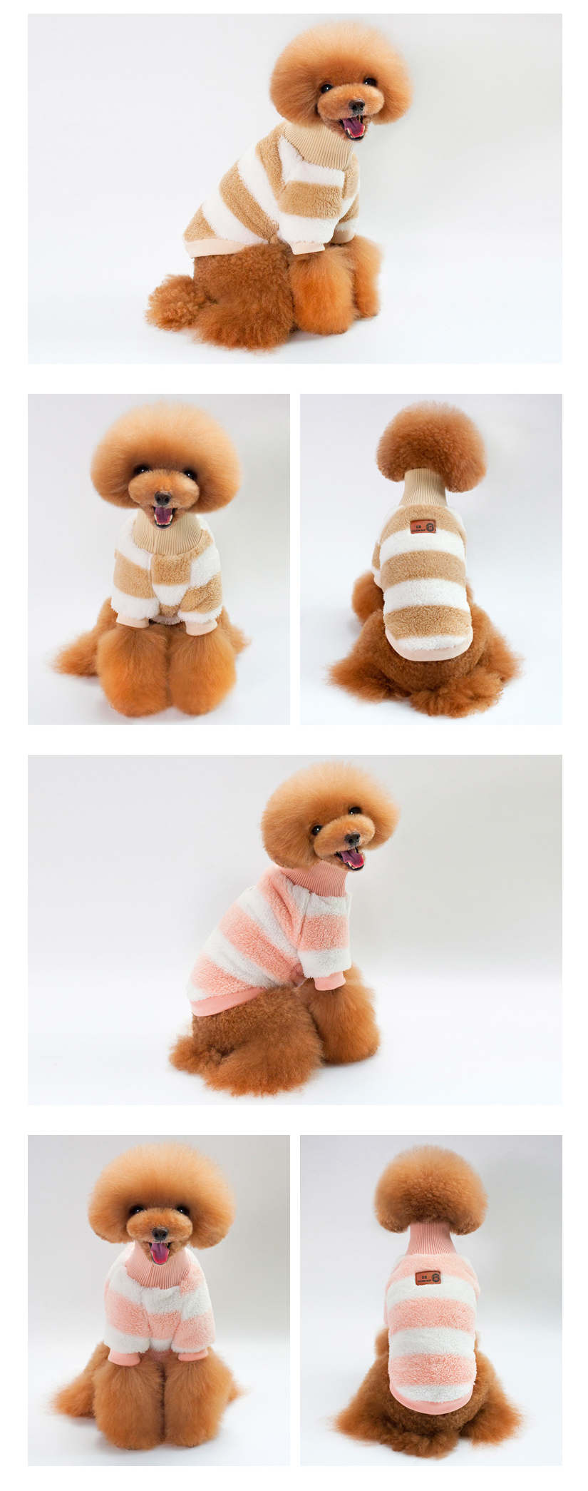 Cozy Coral Fleece Pet Clothing