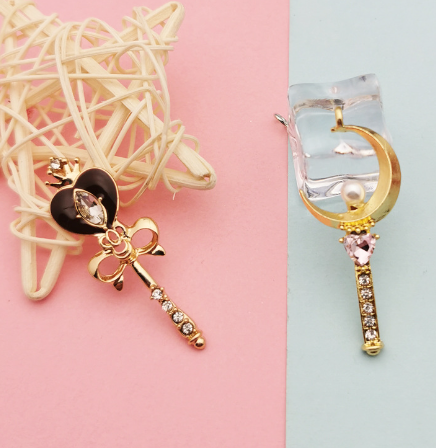Cat Key Earrings