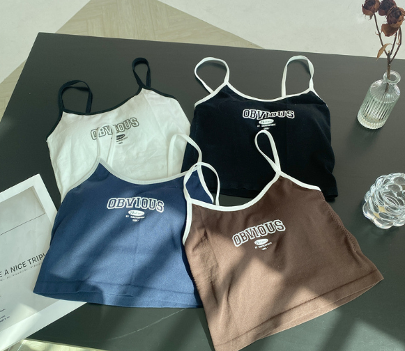 Kid's Color Clash Camisole - Blue
