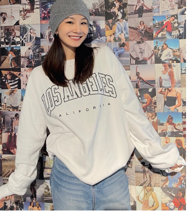 Letter print sweatshirt