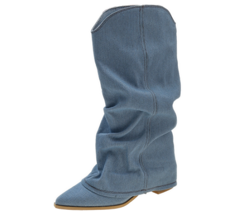 Stylish Blue Cowboy Boots