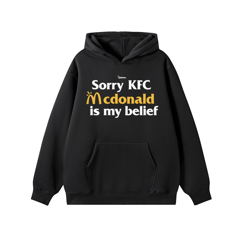 Korean Loose Hoodie Navy Blue