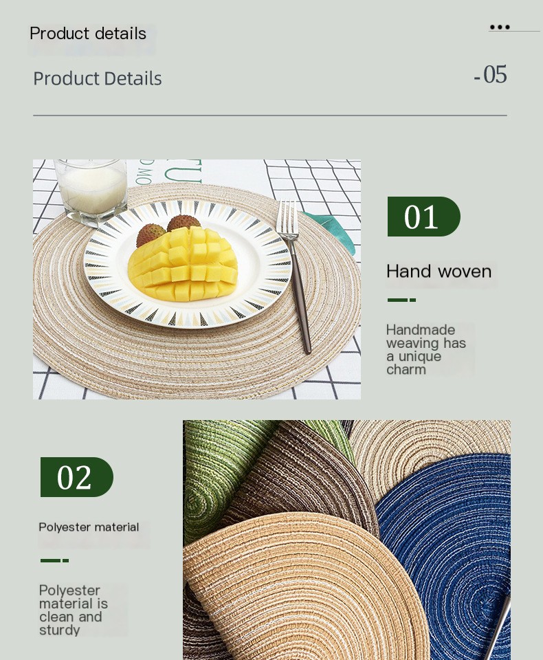 Cotton Yarn Placemat 1