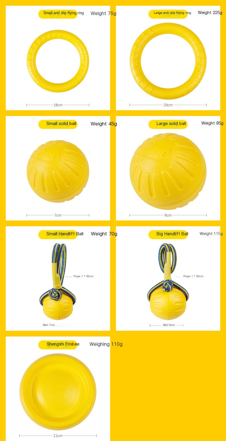 Variety of Dog Toys