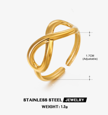 18 karat gold-plated ring design 5