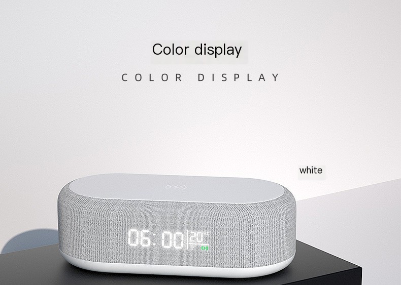 Wireless Charging Alarm Clock - Room Setup