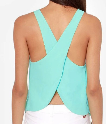 Halter Top Chiffon Vest Image 3