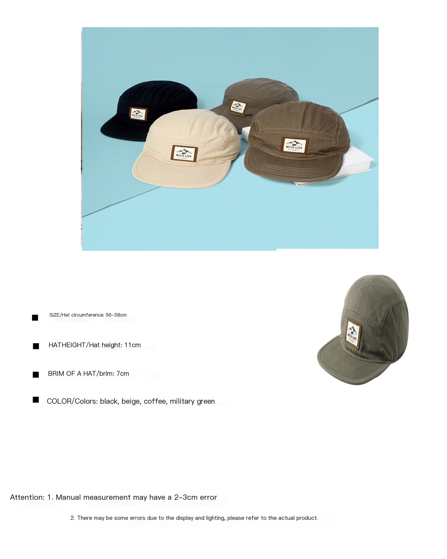 Imagen 1 de gorra plana