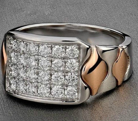 Stylish Zircon Adorned Ring