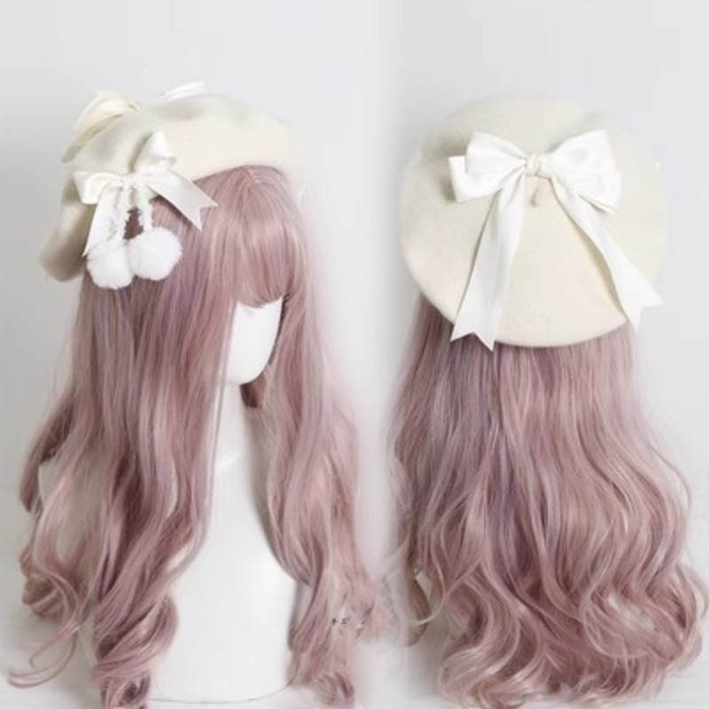 Women's Fashion Big Bow Wool Beret