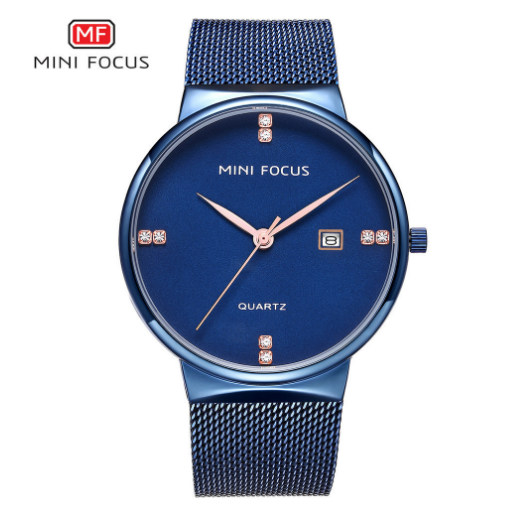 Reloj deportivo de cuarzo ultrafino con escala de diamante (Imagen 1)