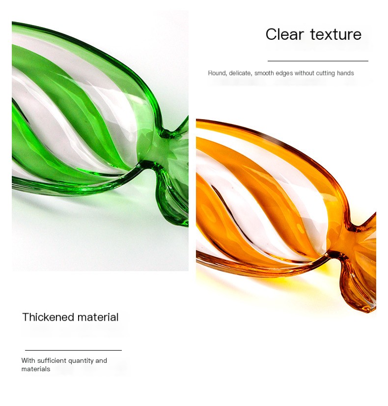 Candy-shaped fruit plate