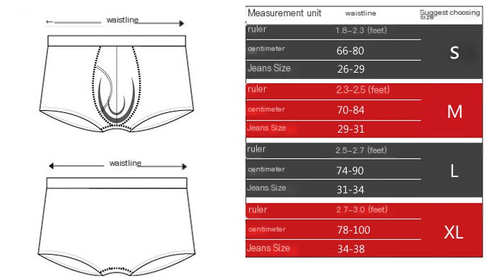 Low-Waisted U-Shaped Triangle Underwear