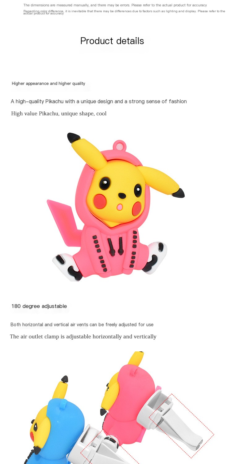 Pikachu Air Vent Perfume Holder 2
