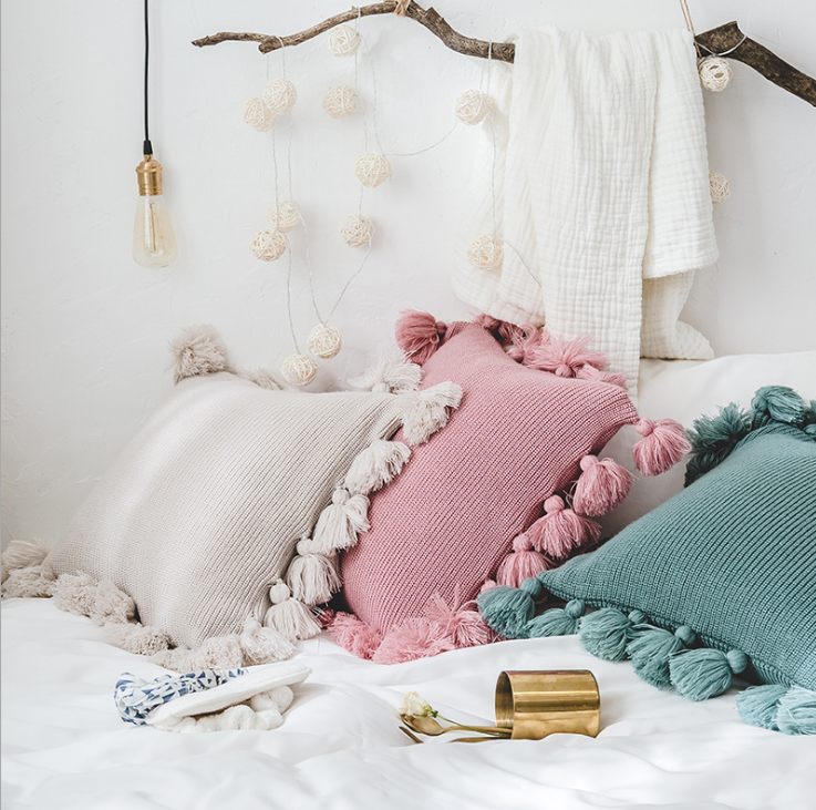 Knitted Pillow Cover