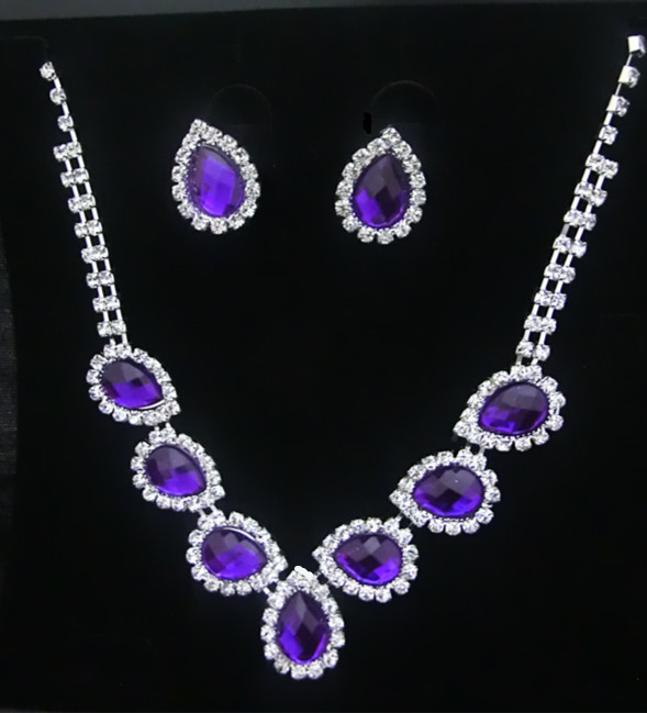 Colorful Wedding Jewelry Set