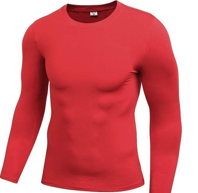 Men's Athletic Compression Shirt in action