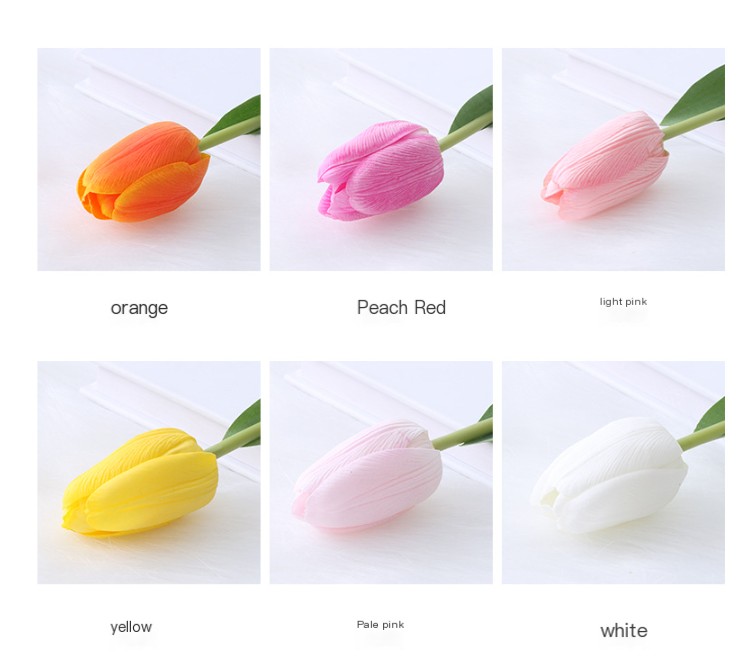 Single Branch Tulip in Vase