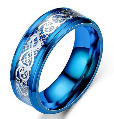 Colorful Dragon Pattern Ring 1