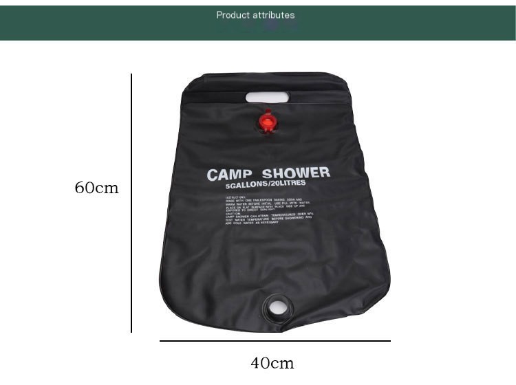 Solar Shower Bag Image 1