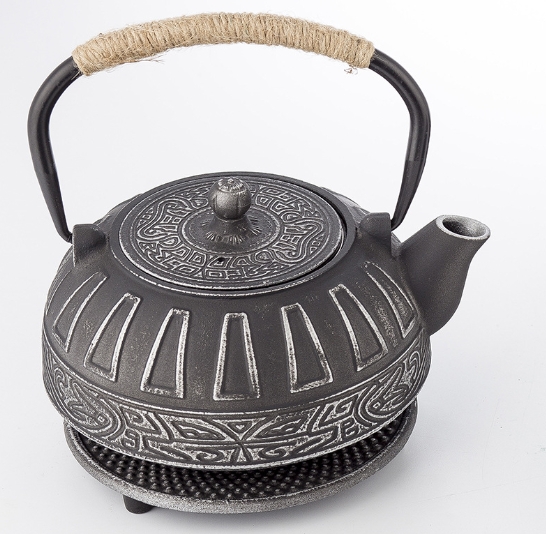 Cast Iron Teapot Set