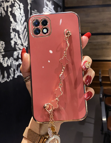 Blue Gem Chain Phone Case - Style Shot