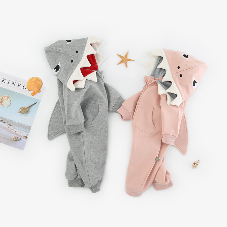 Cartoon Shark Onesie 6