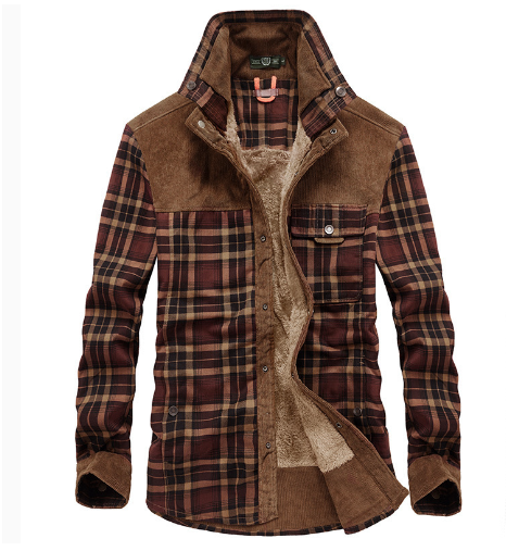 Plaid Shirt Jacket Image 8