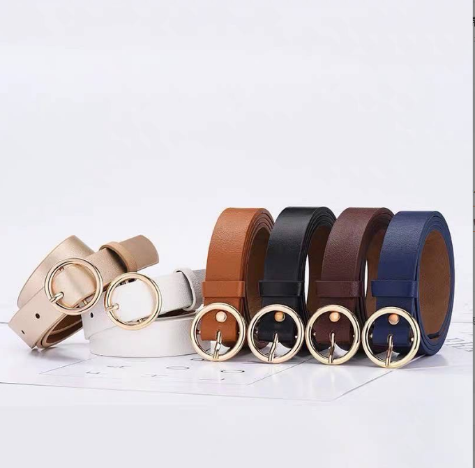Leather Belt Blue
