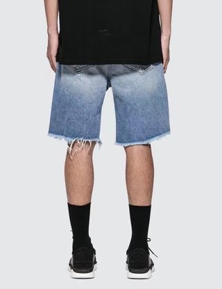 Baggy Denim Shorts Image 4