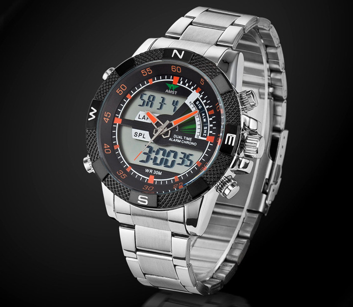Men's Luxury Military Watch in Blue