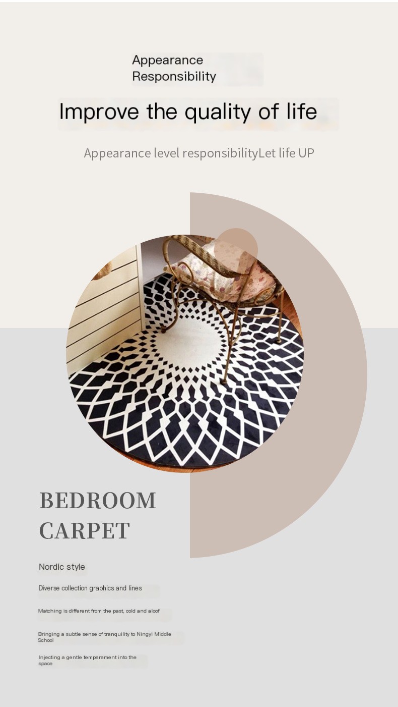 Nordic Round Rug 1