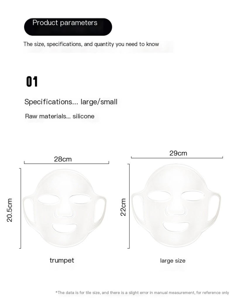 Silicone Face Mask close-up