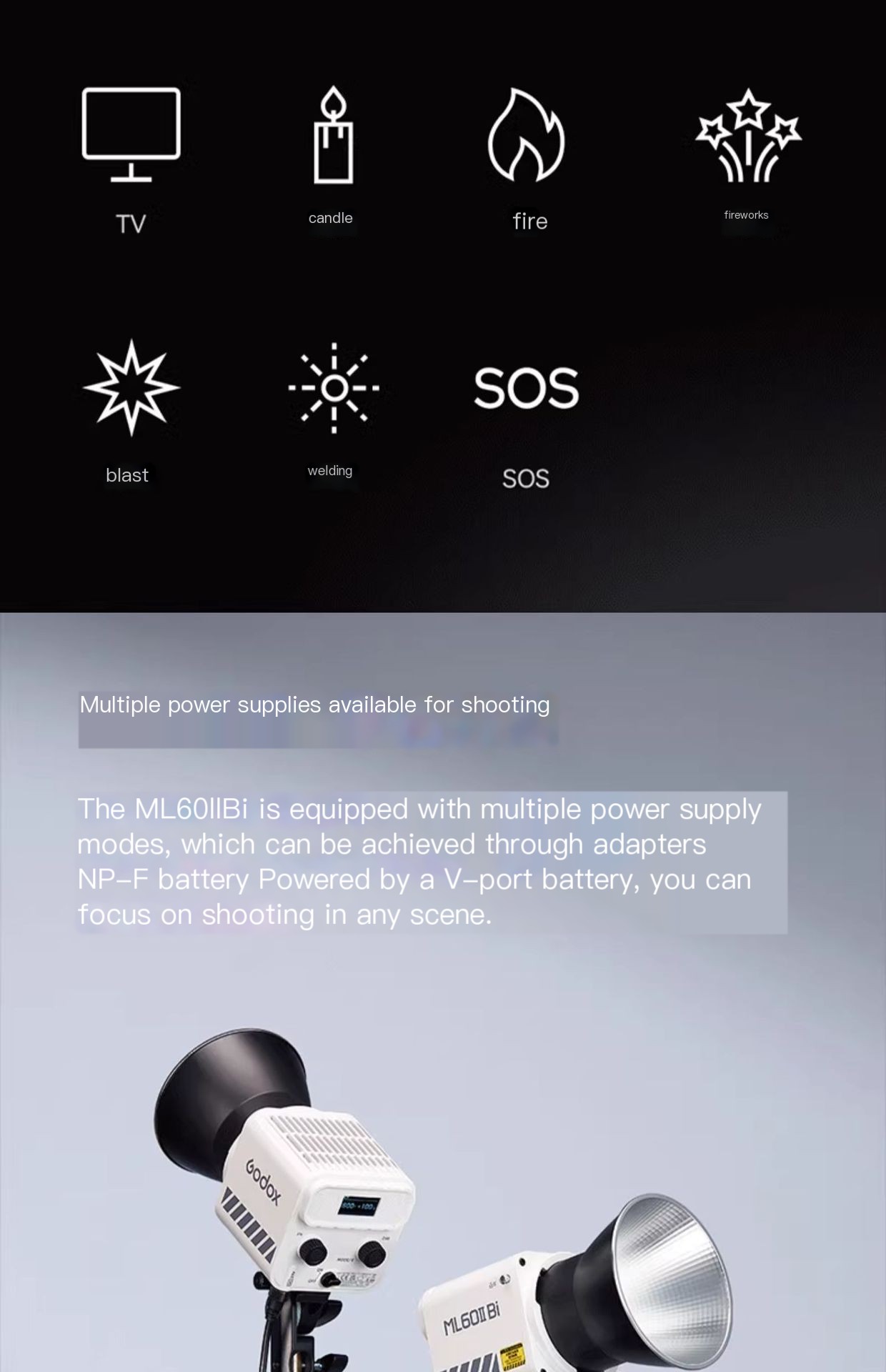 Godox ML60II Grille