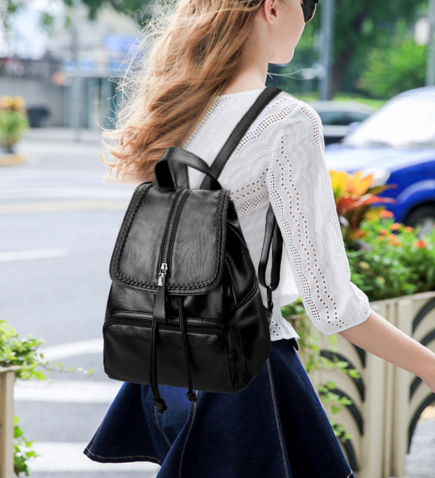 Leather Backpack Image 2