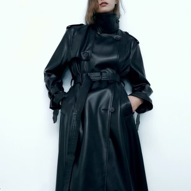 Stylish Leather Coat
