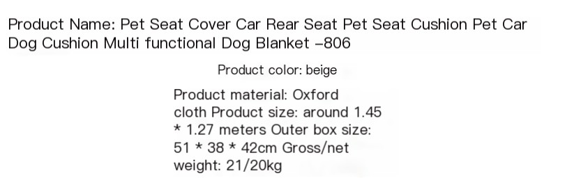 Pet Protection Mat