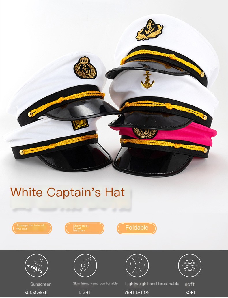 Captain's Hat White