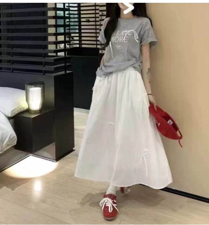 A-line Skirt - Grey