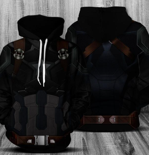 Avengers Hoodie Detail View