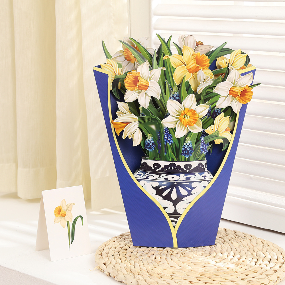 3D Paper Flower Card 3