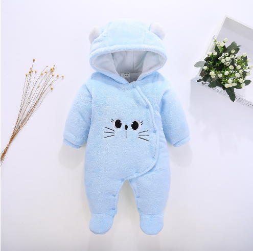 Baby onesie in Pink Cat design