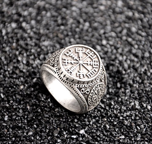 Vintage Odin Symbol Ring