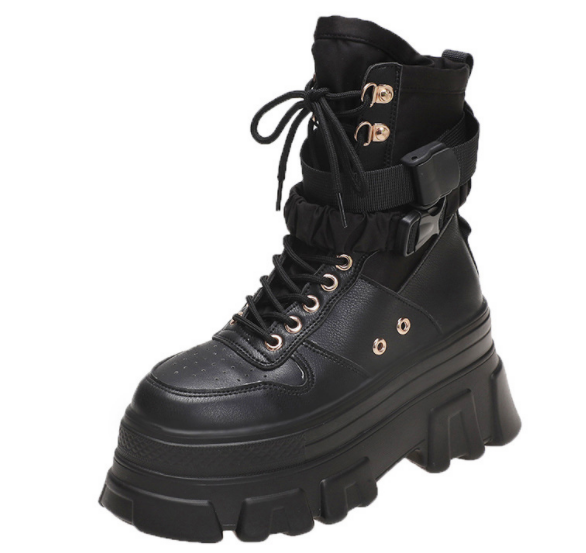 Women's High-top Thick-soled Martin Boots
