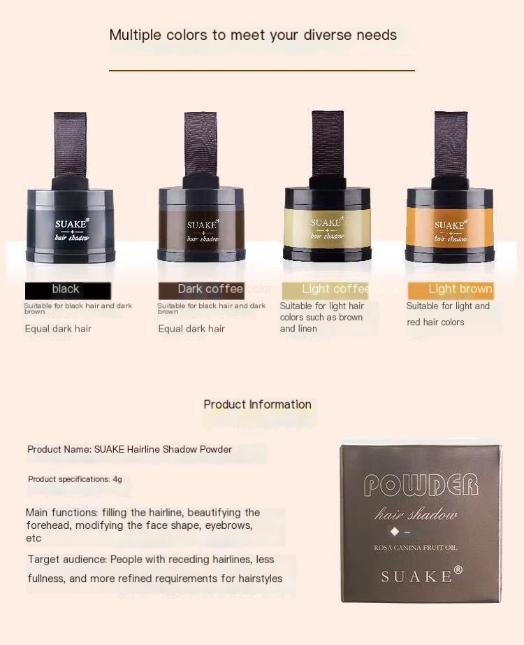 Different Shades of Hairline Powder
