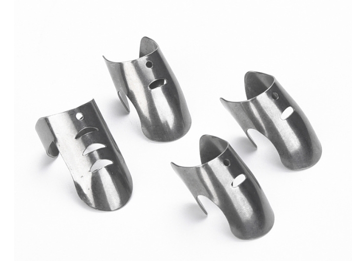 Vegetable Cutting Finger Guard in Use