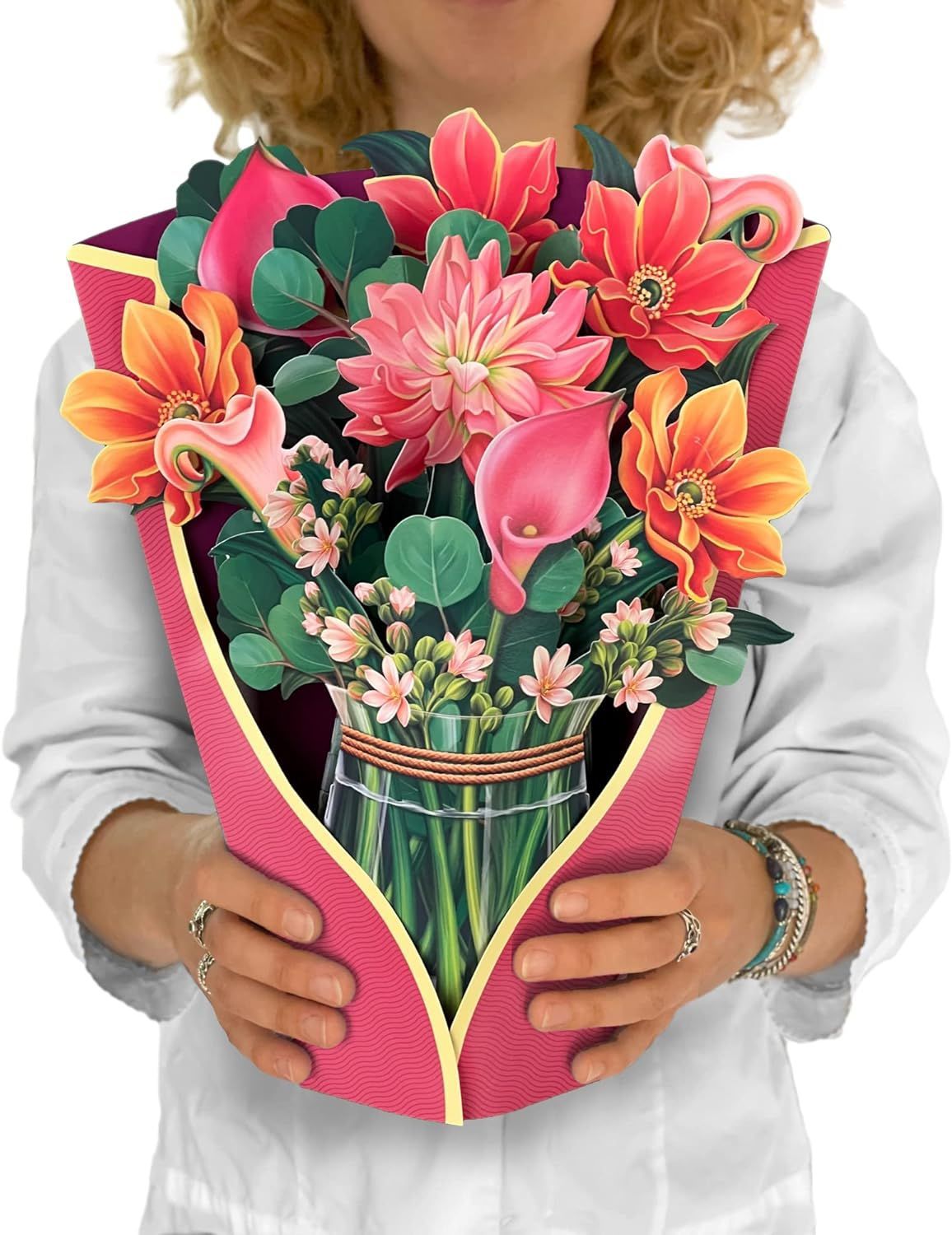 3D Paper Flower Card 1