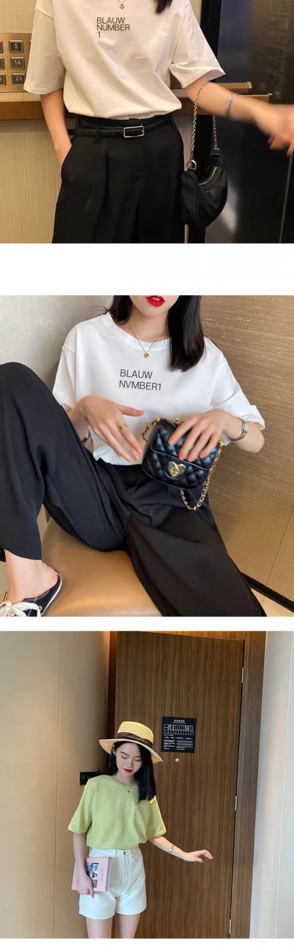 Cartoon Dog Embroidered T-Shirt 6
