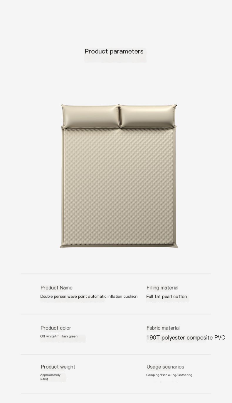 Outdoor inflatable cushion 11